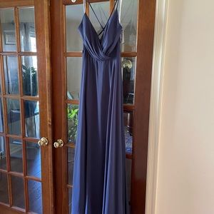 David’s Bridal Bridesmaid Dress - New and Never Worn Size 6. Color is Marine